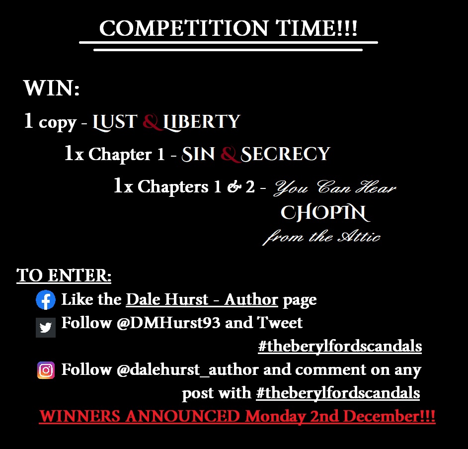 This report includes the fact we hit 100 copies of Lust & Liberty. These are the celebratory giveaway details